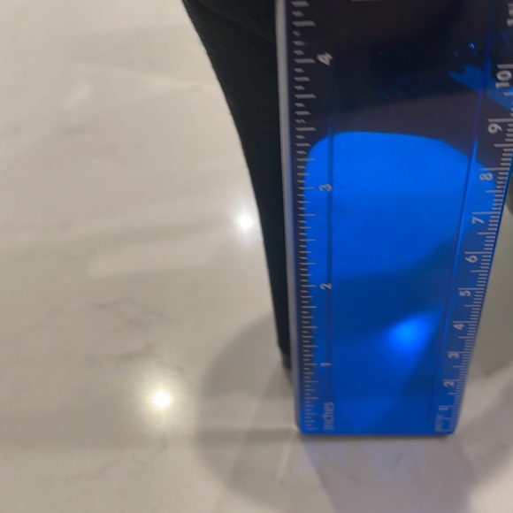 Women’s black open toe heels - Picture 6 of 6